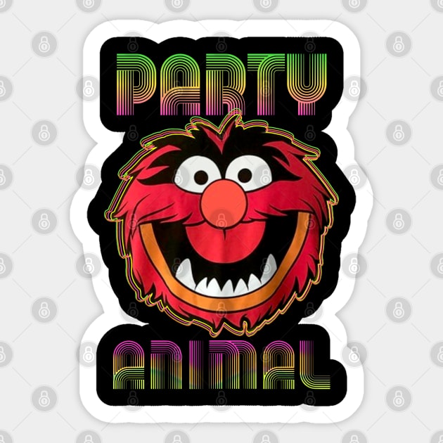 Party Animal Sticker by V2Art